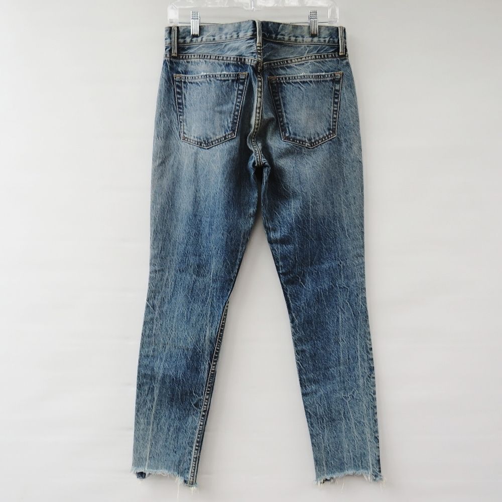 GRLFRND Womens Size 27 Yasmin Joan Button Fly Acid Wash Raw Hem Jeans - Picture 13 of 15